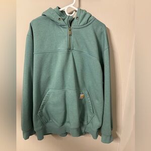 RAIN DEFENDER® LOOSE FIT HEAVYWEIGHT QUARTER-ZIP HOODIE